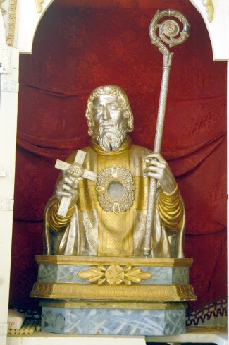 Bottega cilentana sec. XVII, Busto di San Filippo d'Agira