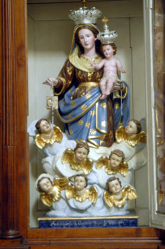 Ambito napoletano (1885), Statua della Madonna del Carmelo