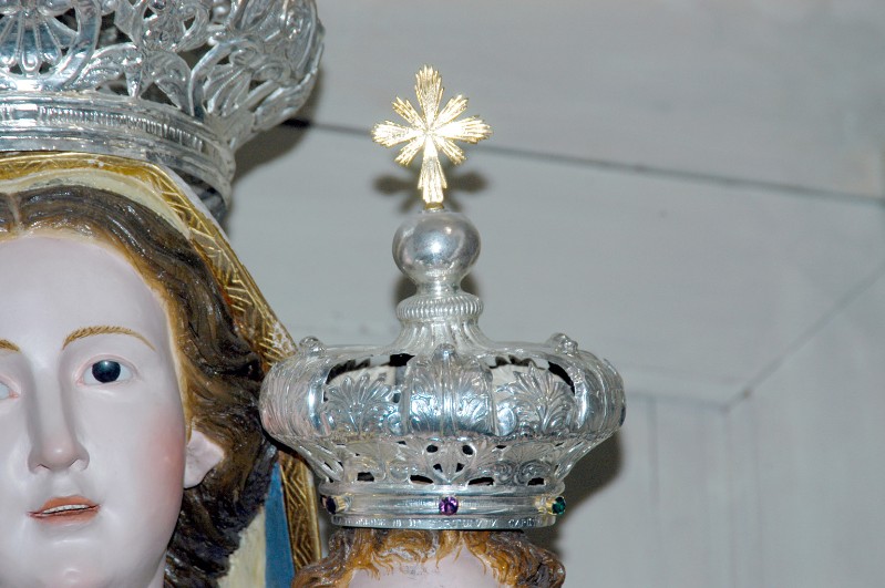 Ambito napoletano sec. XIX, Corona di statua di Gesù Bambino
