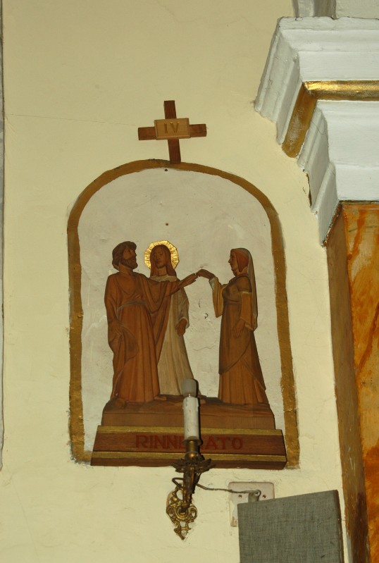 Ambito italiano sec. XX, Via Crucis in legno IV