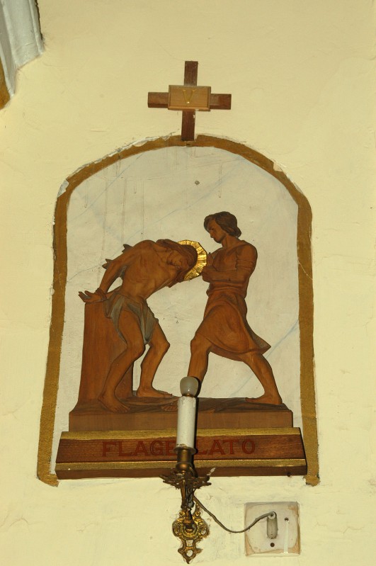 Ambito italiano sec. XX, Via Crucis in legno V