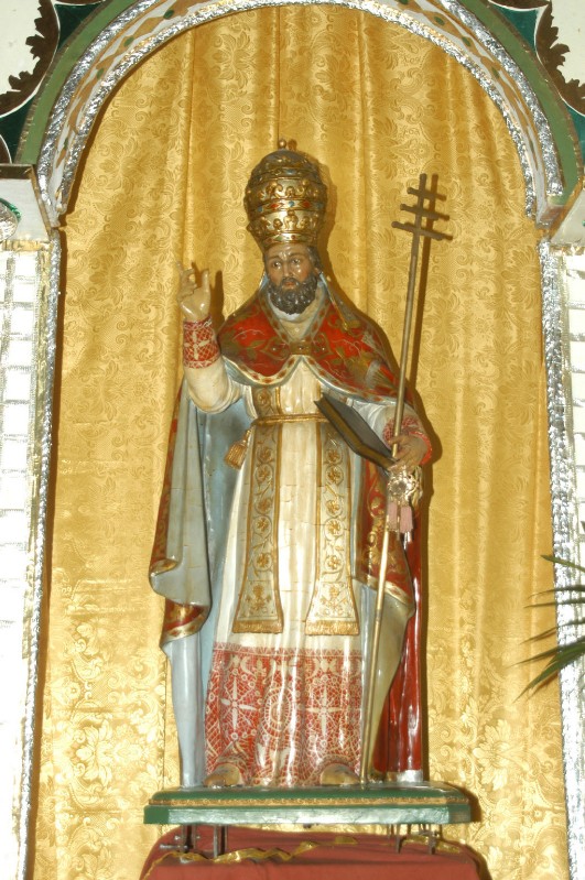Artigianato campano sec. XVIII, Statua di San Marcello papa