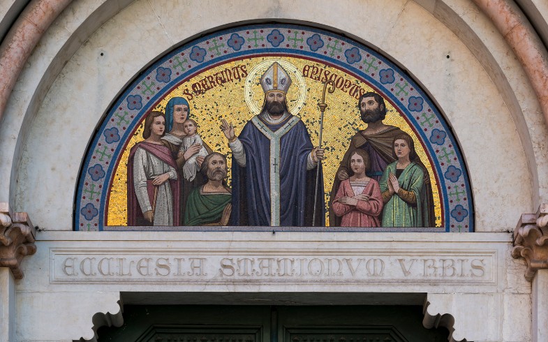 Guardassoni A. (1879), Mosaico San Martino vescovo