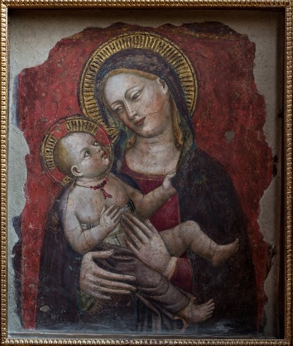 Scannabecchi di Dalmasio L. (1410), Dipinto murale Madonna con Bambino