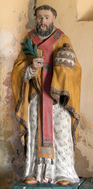 Prod. emiliana sec. XX, Statua devozionale San Fabiano