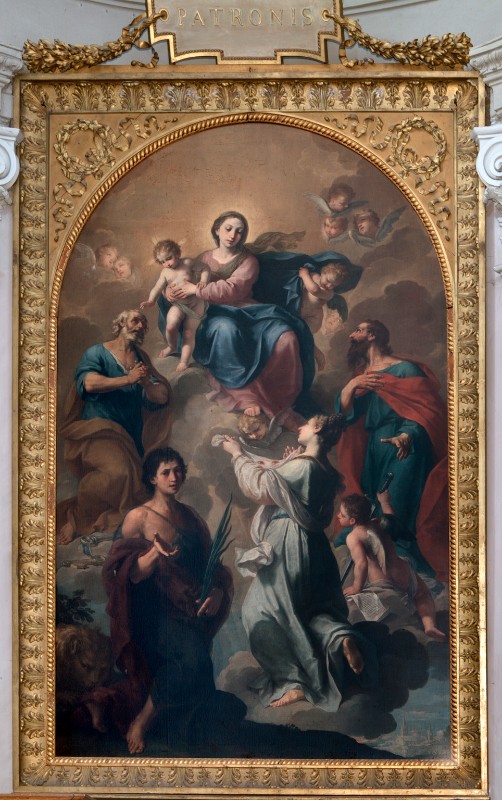 Graziani E. detto il Giovane (1742), Pala d'altare Madonna con Gesù Bambino e