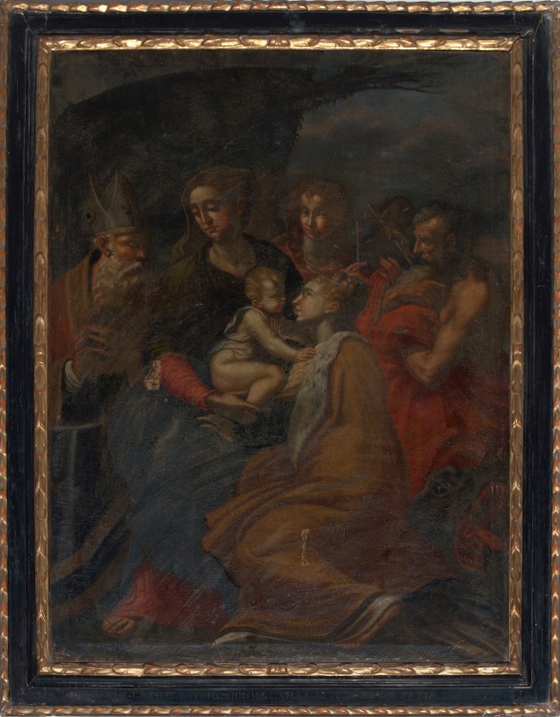 Ambito emiliano (1680), Dipinto Nozze mistiche di Santa Caterina