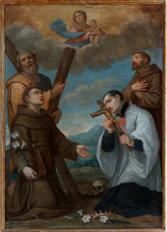 Pranzini L. (1785-99), Dipinto Madonna con Bambino e santi