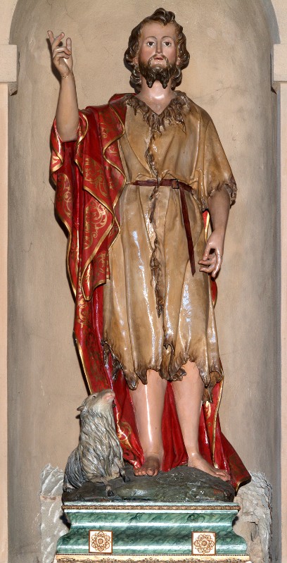 Caretta R. (1910), Statua devozionale San Giovanni Battista
