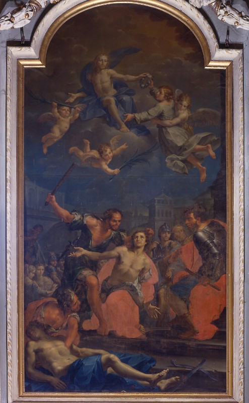 Marchesi G. sec. XVIII, Dipinto Martirio di santi