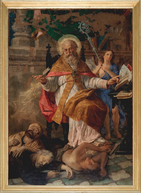 Nucci S. sec. XIX, Dipinto San Prospero Vescovo e Dottore