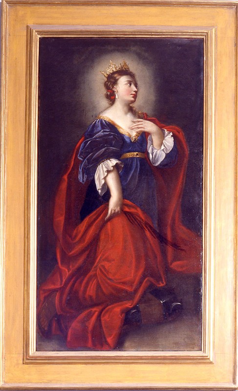Ambito emiliano sec. XVII, Dipinto Santa Caterina d'Alessandria