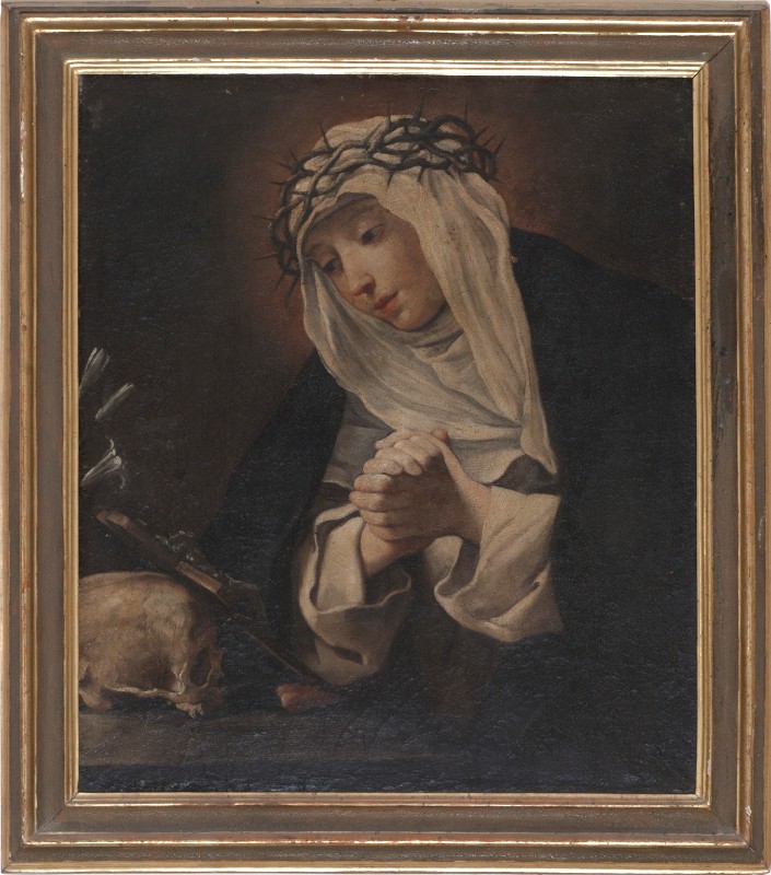 Ambito bolognese sec. XVII, Dipinto Santa Caterina da Siena