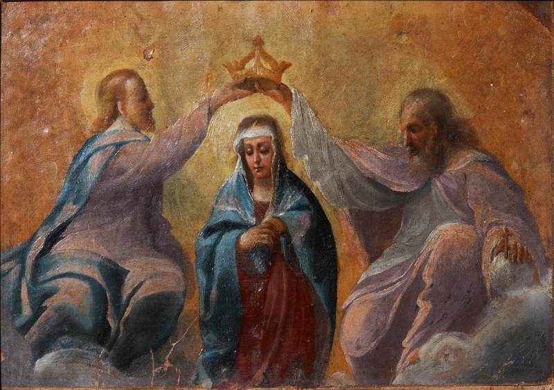Sirani B. sec. XVII, Dipinto Incoronazione della Vergine