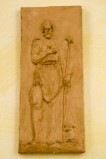 Bottega faentina sec. XX, Altorilievo con San Giovanni Battista