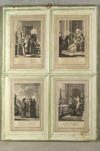Alessandri I. (1789), Pannello con episodi della vita di San Filippo Neri