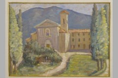 Gurioli F. (1952), Dipinto con chiesa di San Cassiano