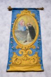 Bottega romagnola sec. XIX, Stendardo con Madonna e San Domenico