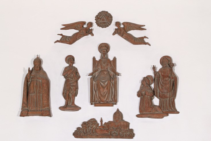 Dal Monte G. sec. XX, Decorazione dedicata alla Madonna patrona di Fusignano