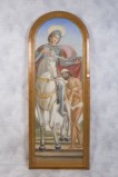Bottega romagnola sec. XX, Cornice di dipintio con San Martino di Bucci Fernando