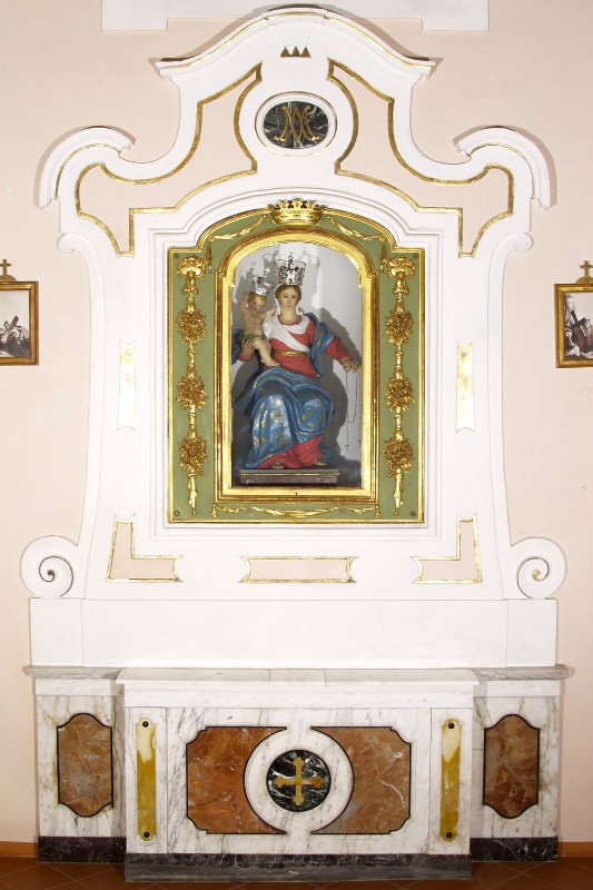 Maestranze faentine sec. XVIII, Altare laterale della Madonna del rosario