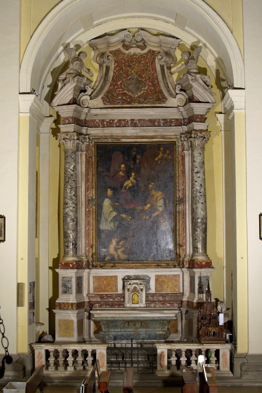 Maestranze romagnole sec. XVII, Altare laterale della Madonna con Gesù Bambino