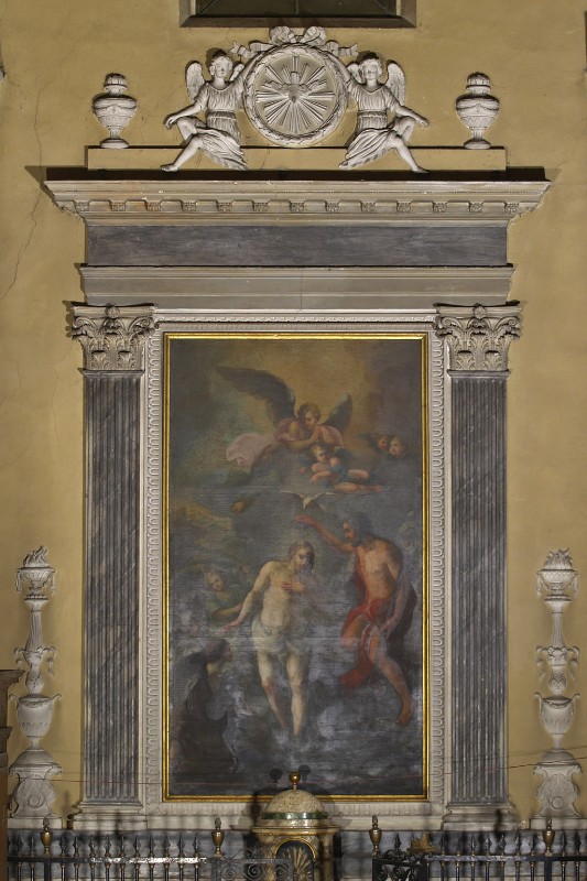 Maestranze emiliano-romagnole sec. XIX, Ancona della cappella del battistero