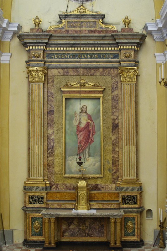 Ebanisteria Casalini (1933), Altare laterale del Sacro Cuore di Gesù