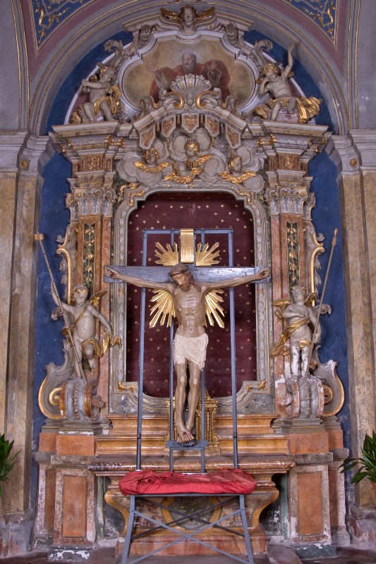 Maestranze romagnole sec. XVII, Altare laterale del Santo Crocifisso