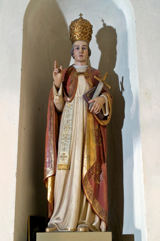 Bottega italiana sec. XX, Statua di Santo Stefano I Papa