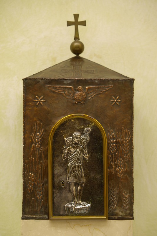 Argentiere romagnolo sec. XX, Tabernacolo con simboli eucaristici