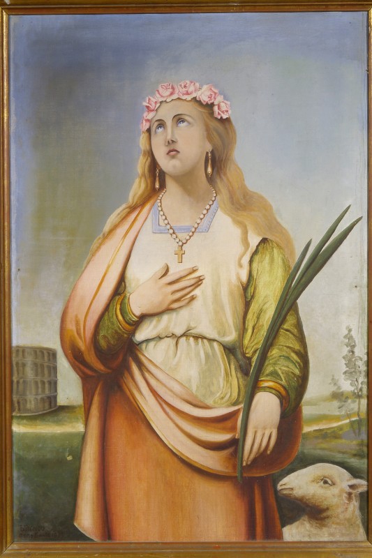 Vignoli L. (1933), Dipinto di Sant'Agnese