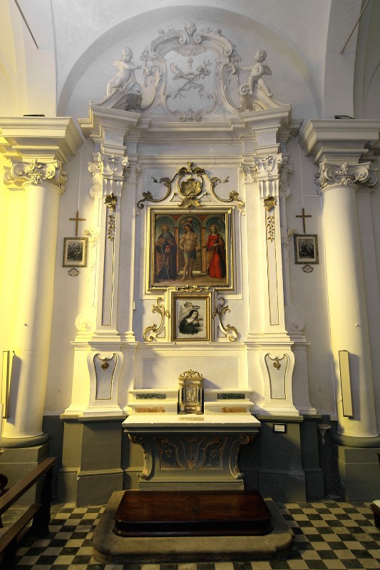 Maestranze toscane sec. XVIII, Altare laterale dei Santi Sebastiano AA e Lucia