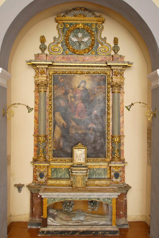 Maestranze emiliano-romagnole sec. XVII, Altare laterale di Madonna del Carmelo