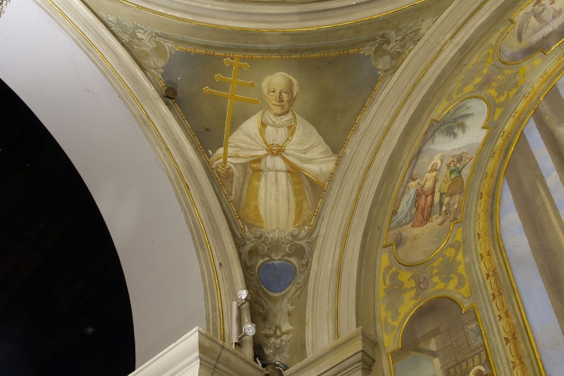 Gambini L. (1919), Dipinto murale con Papa Leone XIII