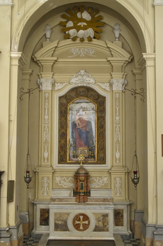 Maestranze romagnole sec. XVIII, Altare laterale della Madonna del rosario