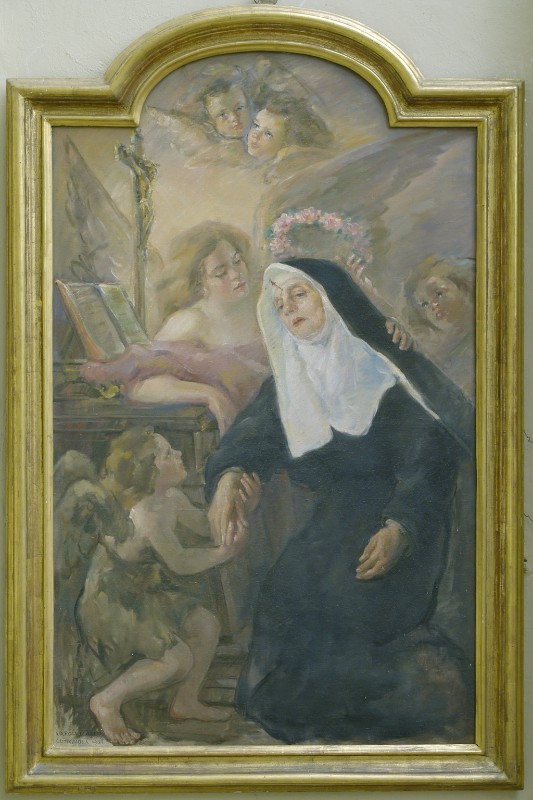 Varoli L. (1951), Dipinto con Santa Rita da Cascia