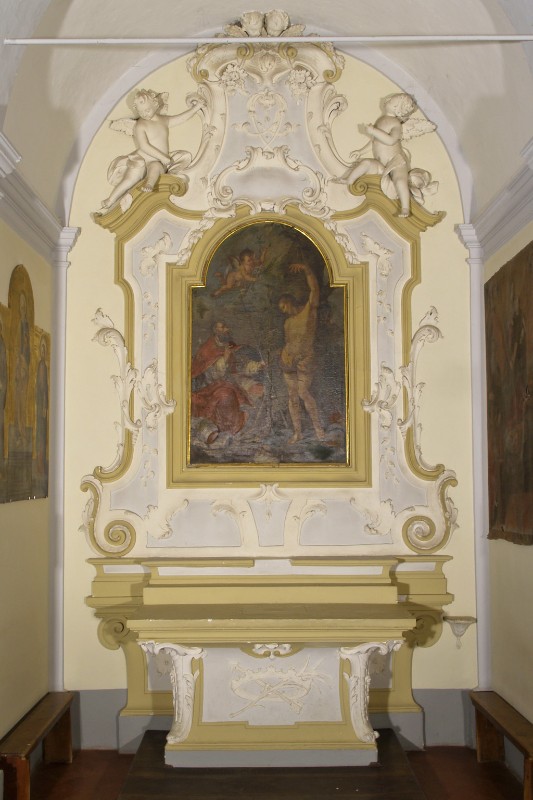 Maestranze romagnole sec. XVIII, Altare laterale di San Sebastiano