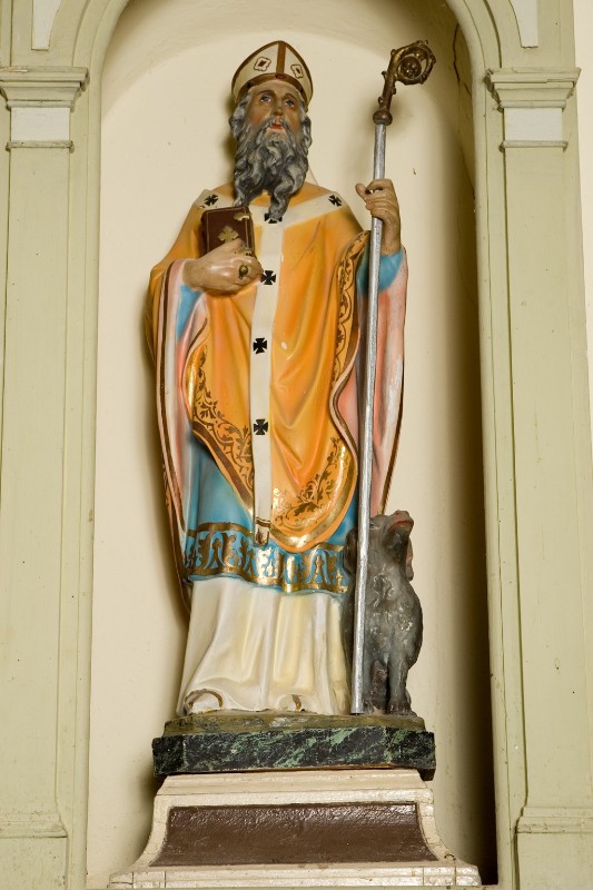 Bottega romagnola sec. XX, Statua di San Cassiano