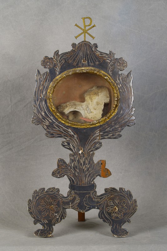 Bottega romagnola sec. XIX, Reliquiario a ostensorio di Santa Fortunata