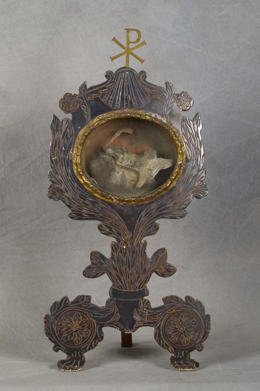 Bottega romagnola sec. XIX, Reliquiario a ostensorio di Santa Reparata