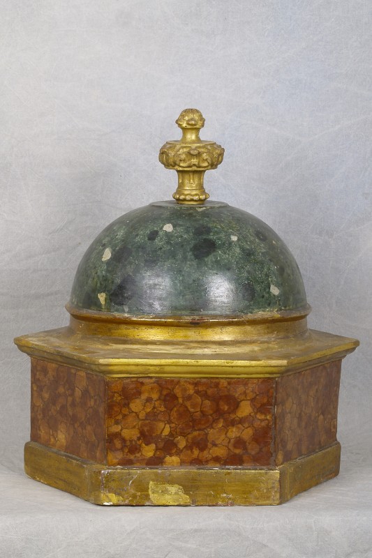 Bottega romagnola sec. XVI, Cupola di tabernacolo