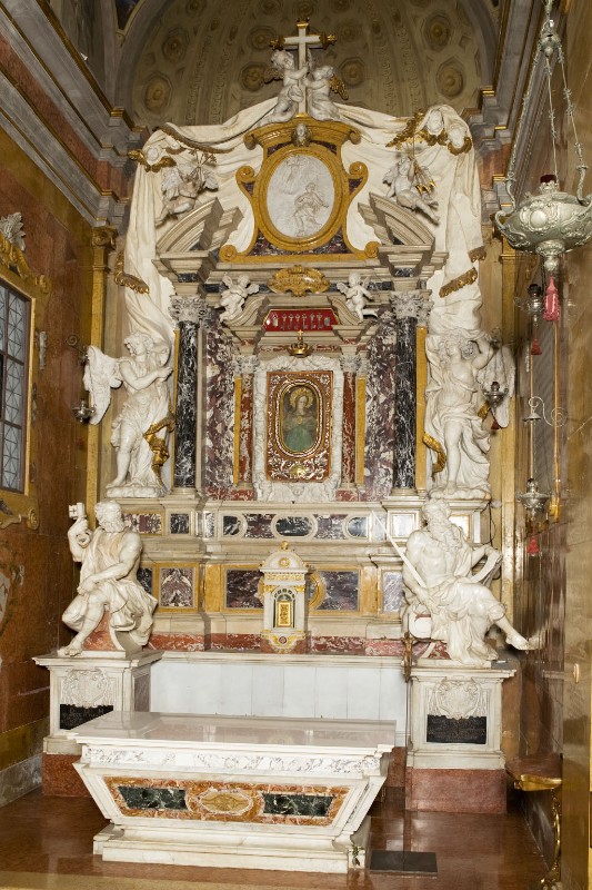 Attribuito a Toschini C. sec. XVIII, Altare laterale della Madonna delle grazie