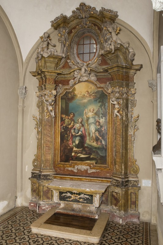 Maestranze romagnole sec. XVIII, Altare laterale di Santa Lucia