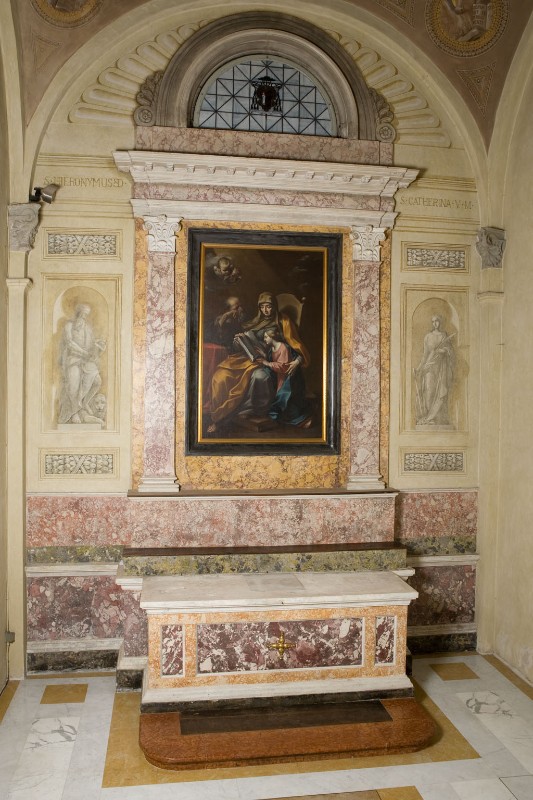 Maestranze romagnole sec. XIX, Altare laterale con Sant'Anna insegna a Maria
