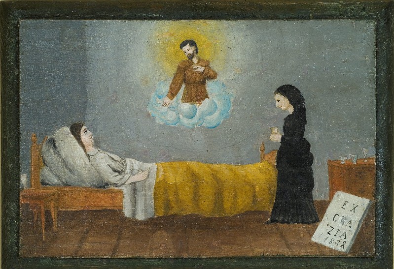 Ambito romagnolo (1882), Donna allettata invoca il beato Labre