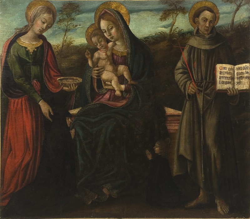 Martinucci A., Guidaccio da Imola sec. XV-XVI, Madonna con Gesù Bambino e santi