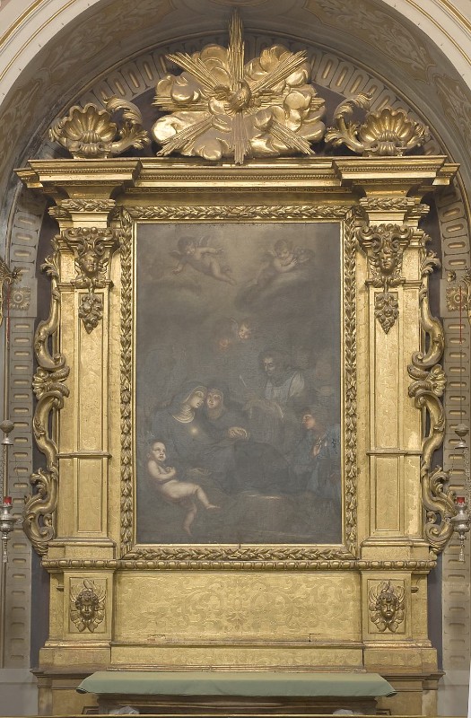 Bottega imolese (1631), Ancona della Santa Giuliana Falconieri moribonda