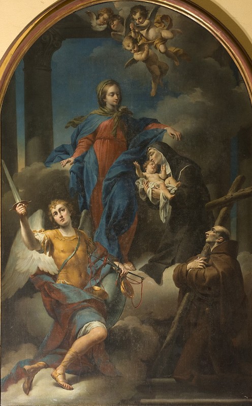 Zampa G. (1785), Madonna con Gesù Bambino e santi