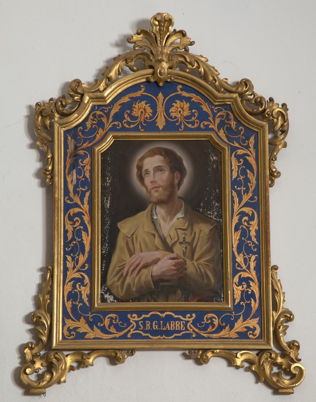 Bottega italiana sec. XIX, Cornice del dipinto San Benedetto Giuseppe Labre